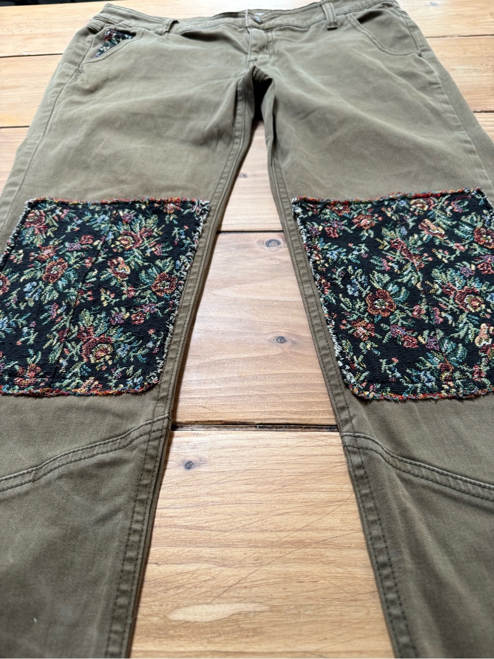 FREE PEOPLE patch work pants - Picture 3 of 8